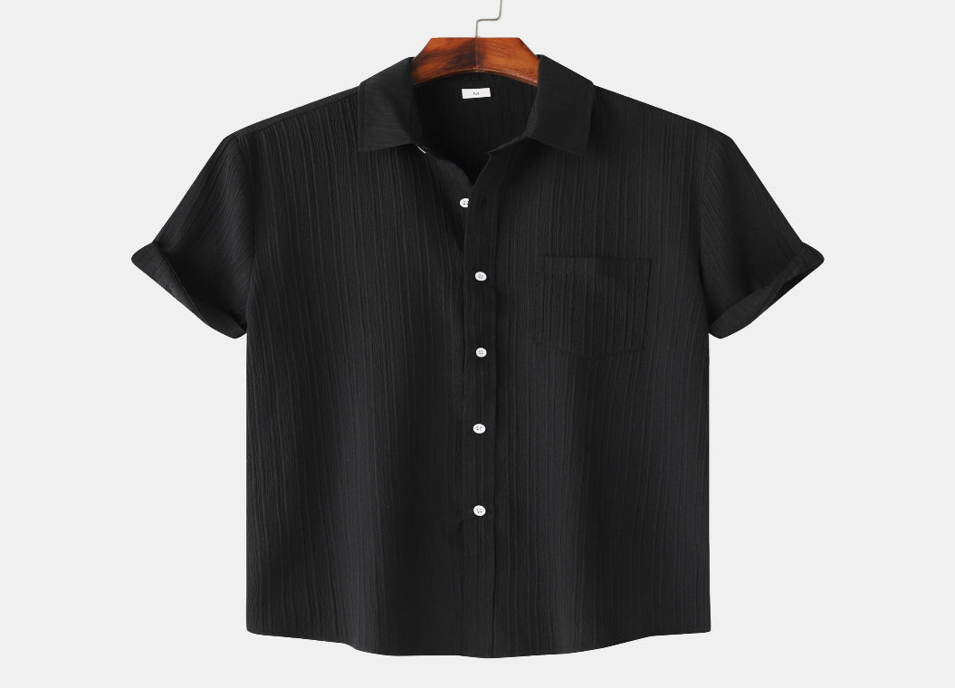 Men's Solid-Colored Shirt