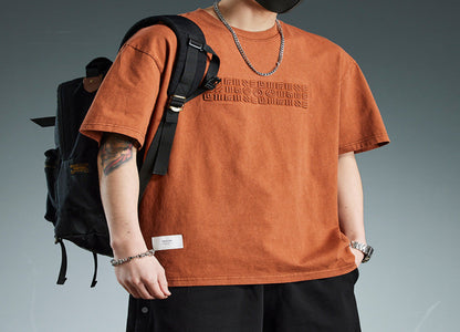 fitting Versatile Heavyweight Short-sleeve T-shirt