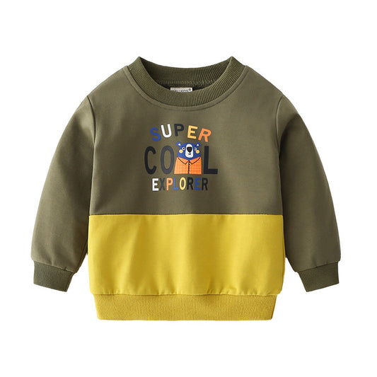 Cotton Cartoon Unhooded Children's Wear Cute And Stylish Soft