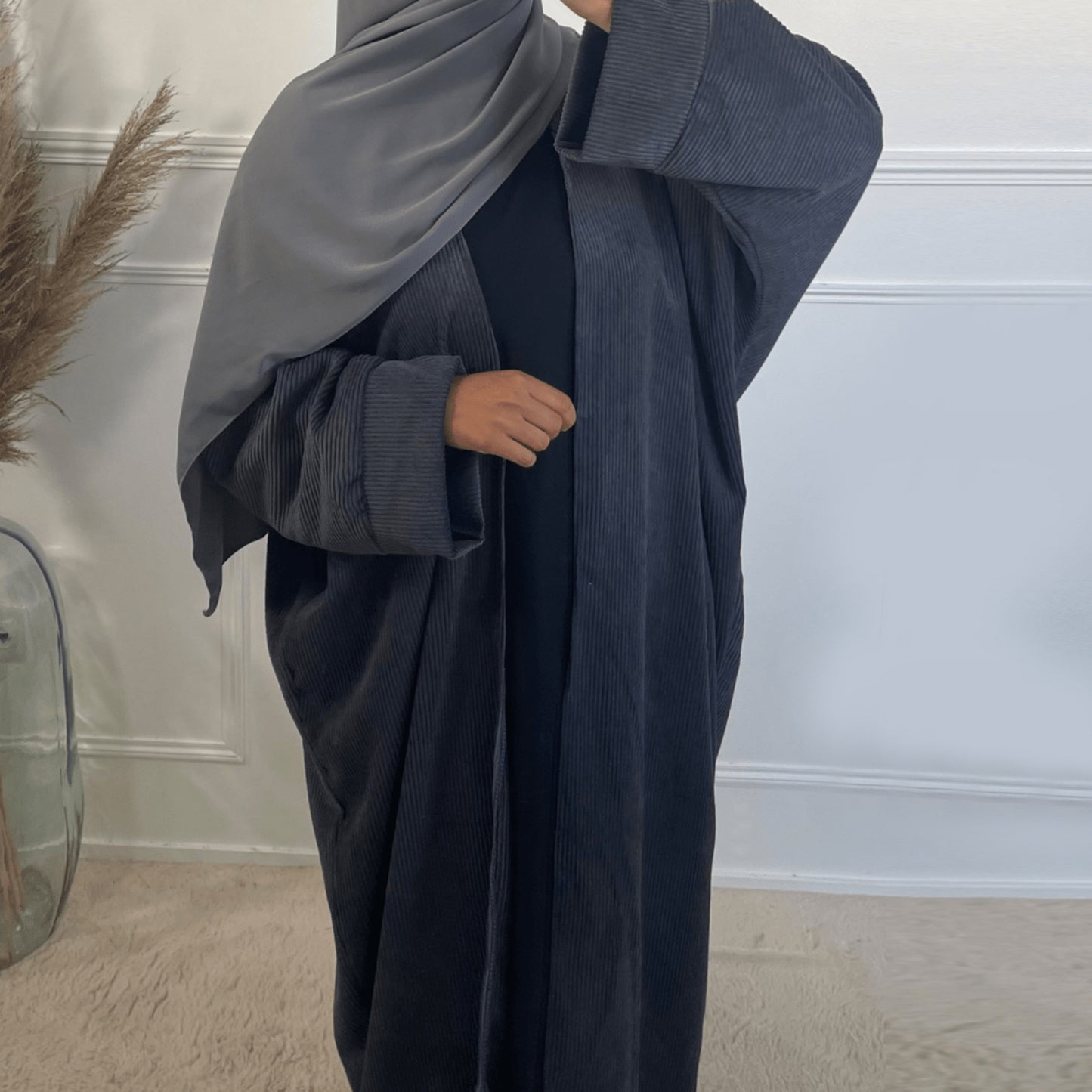 Middle East  Autumn And Winter Cardigan Dress