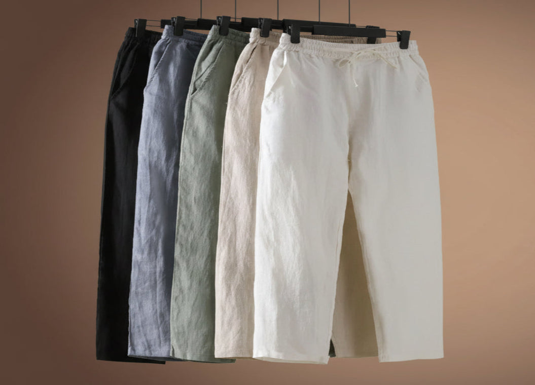 Pants Men's Loose Cotton