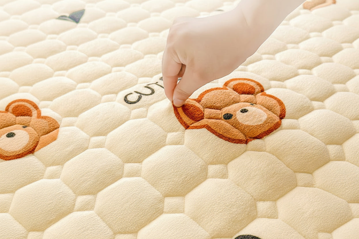 Velvet Blanket Cushion for Winter fleece-lined Mattress