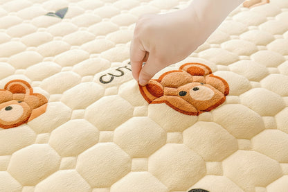 Velvet Blanket Cushion for Winter fleece-lined Mattress