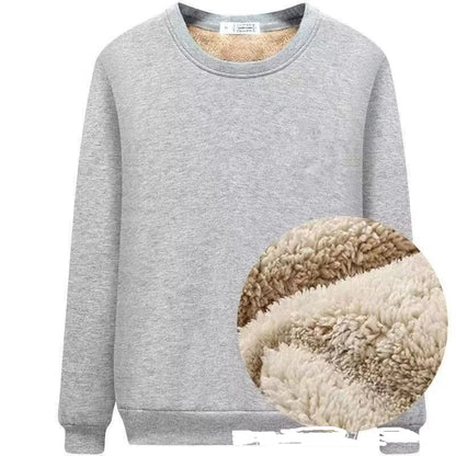 Loose-fitting Versatile Extra-thick Crewneck Hoodie