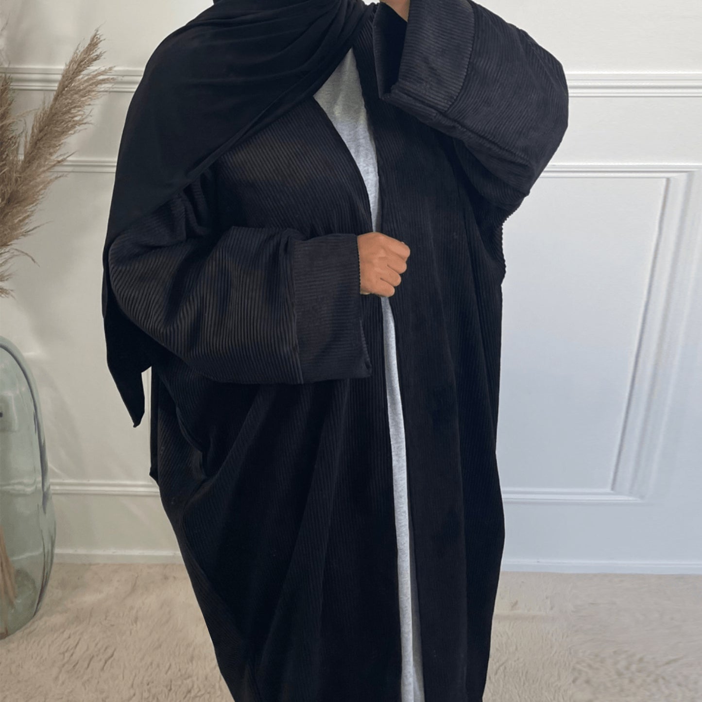 Middle East  Autumn And Winter Cardigan Dress