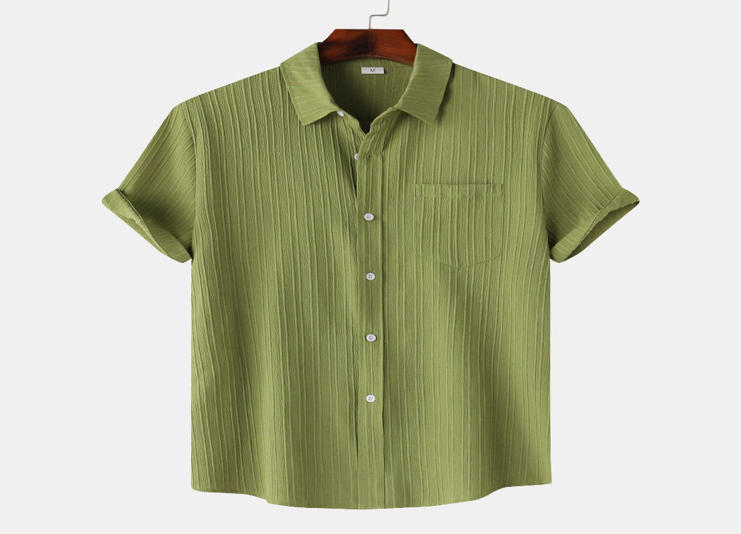 Men's Solid-Colored Shirt