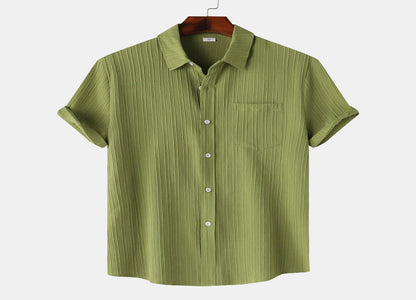 Men's Solid-Colored Shirt