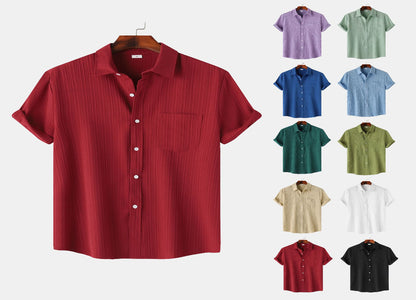Men's Solid-Colored Shirt