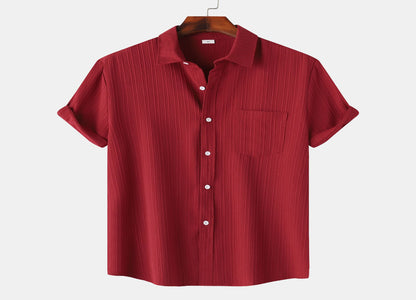 Men's Solid-Colored Shirt