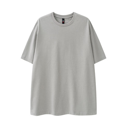 Heavy Men's Cotton Brand High Street Short Sleeve Loose T-shirt