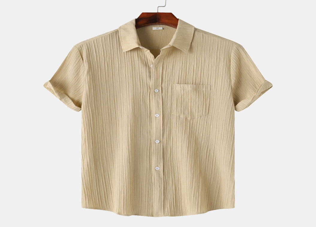 Men's Solid-Colored Shirt