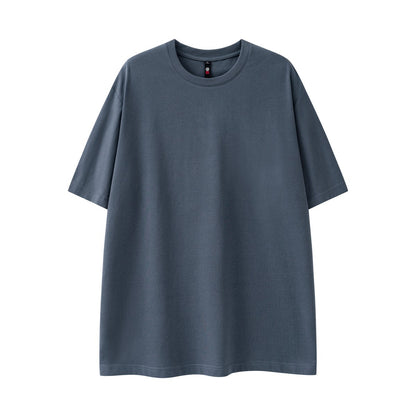 Heavy Men's Cotton Brand High Street Short Sleeve Loose T-shirt