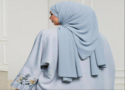 Middle East Muslim Clothing Robe Embroidered Cardigan Dress
