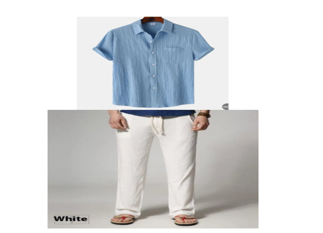 Men's Solid-Colored Shirt