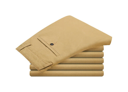 Elastic Mens Casual Pants For Fall And Winter