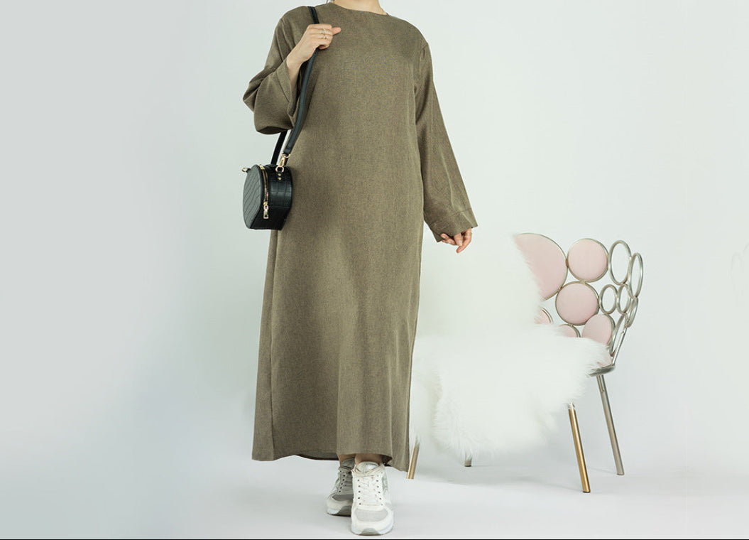 Women's Casual Solid Color Dress