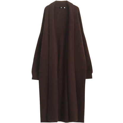 Mink Fleece Sweater Cardigan Fur Coat