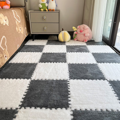 Modern Simple Splicing Floor Mats, Creative Mix and Match Anti-Slip and Stain-Resistant Floor Mats, Home Bedside Easy-Care Baby Crawling Mats