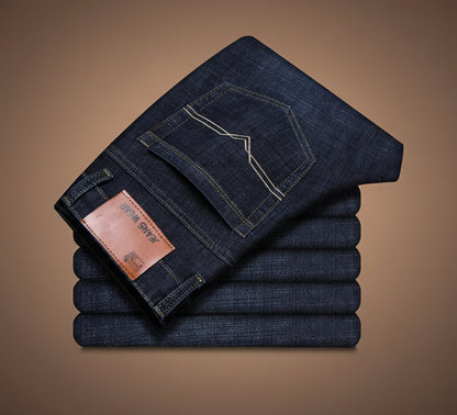 Men's Loose Straight Jeans Versatile Work Pants