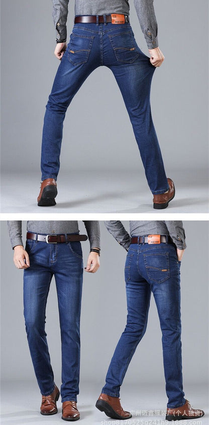 Men's Loose Straight Jeans Versatile Work Pants