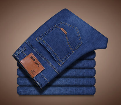 Men's Loose Straight Jeans Versatile Work Pants