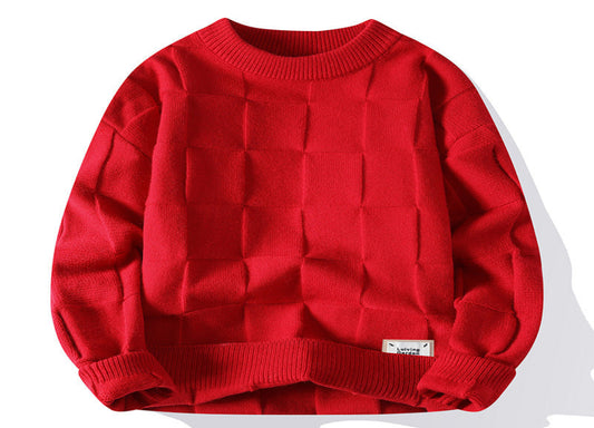 Fall Winter Casual Crew-Neck pullover