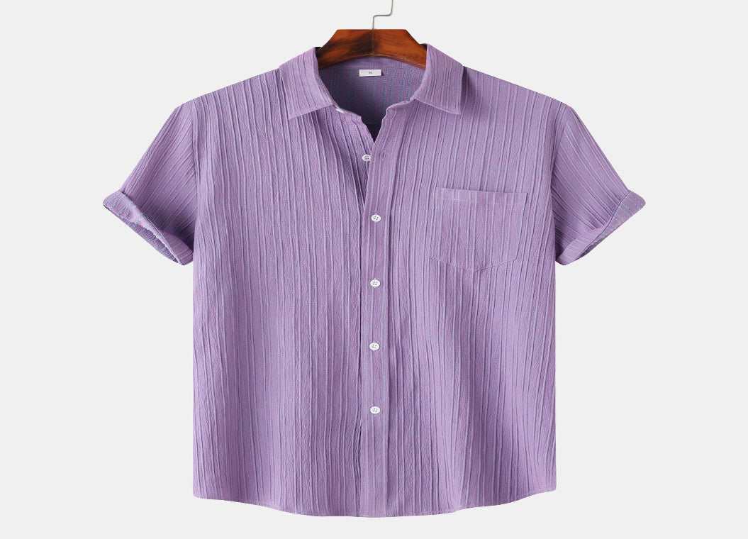Men's Solid-Colored Shirt