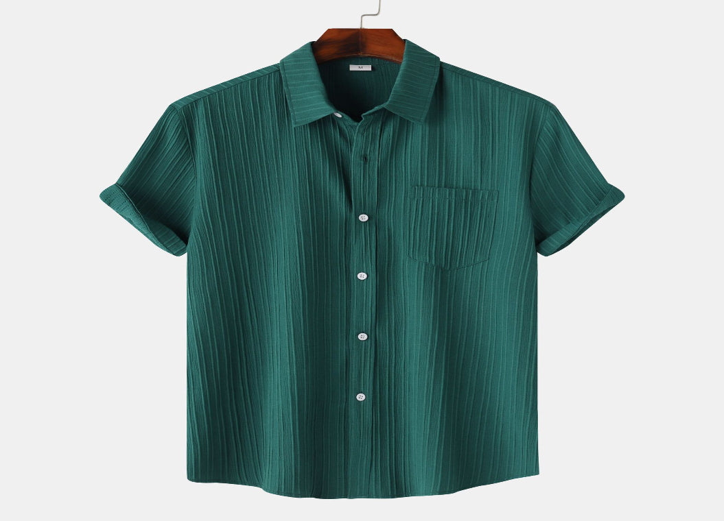 Men's Solid-Colored Shirt