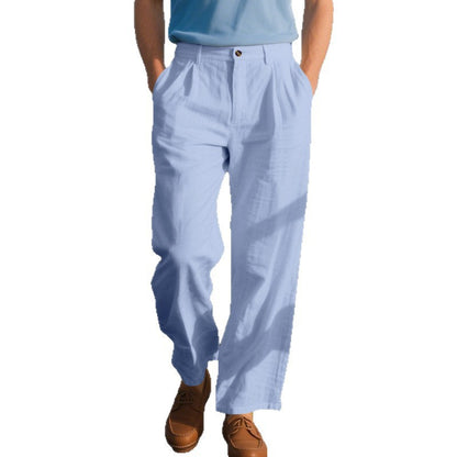 Casual Loose-Fit Business Suit Trousers