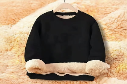 Loose-fitting Versatile Extra-thick Crewneck Hoodie