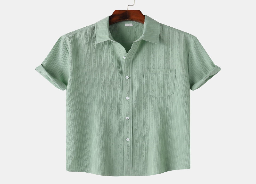 Men's Solid-Colored Shirt